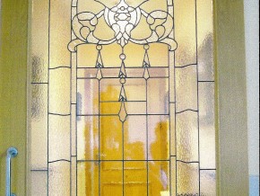 vidriera artística para puerta