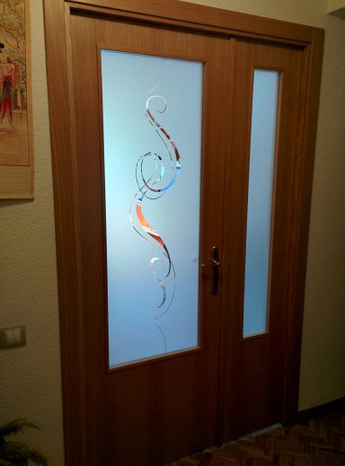 Cristal grabado al acido