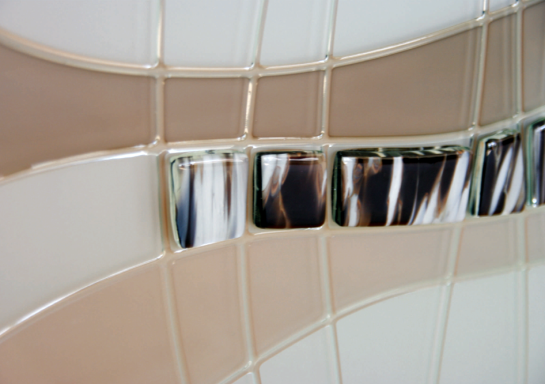 vidrios fundidos con resina