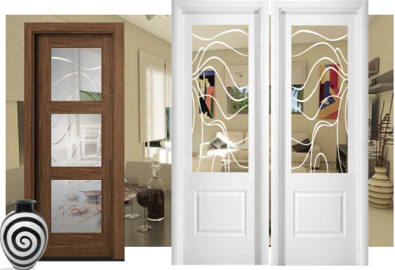 Líneas mate sobre transparente