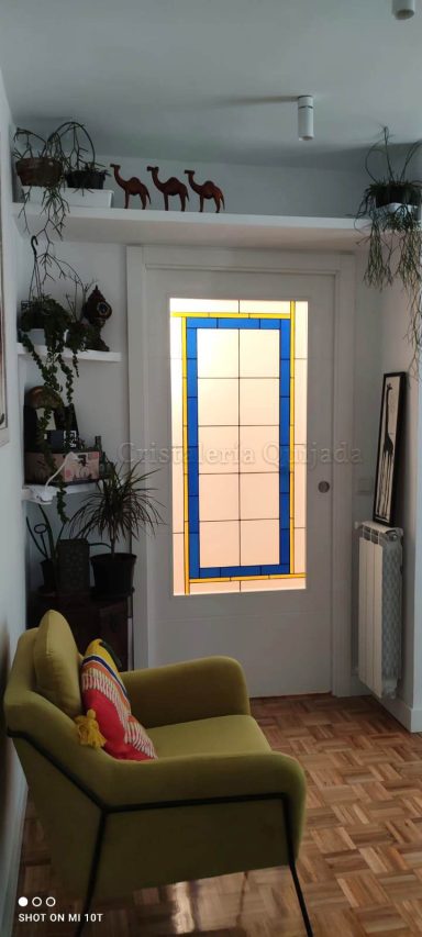 Vidriera artesana Vidriera diseño moderno