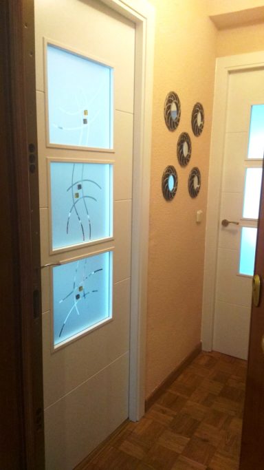 Mate con resina y color