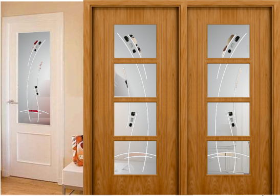 Cristal para puerta
