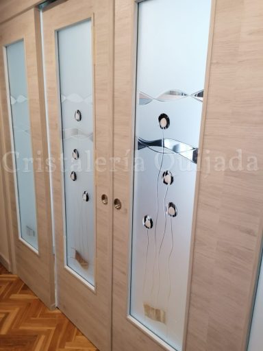 Vidrios entrada de salón