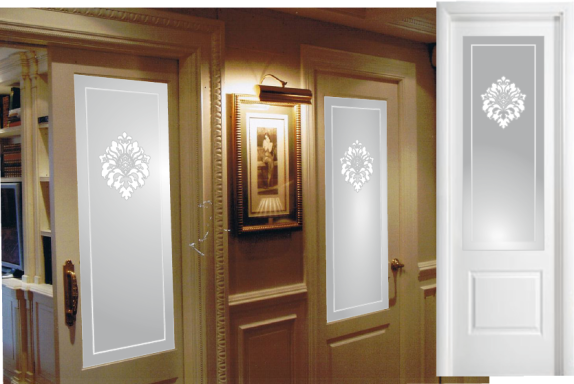 Cristales blanco mate Cristal para puerta